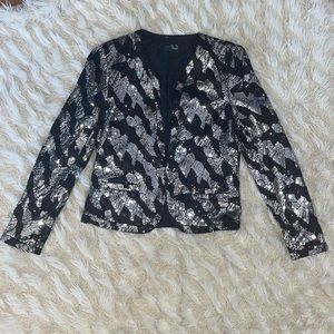 Out sequin blazer